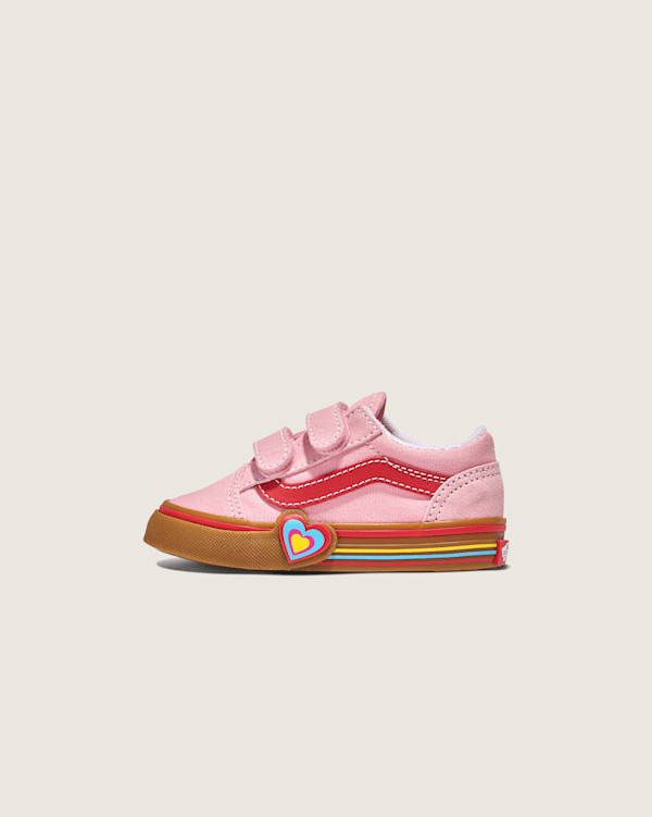 Vans Toddler Old Skool V Shoes (Gum Pink) - 9.0 | Vans (US)
