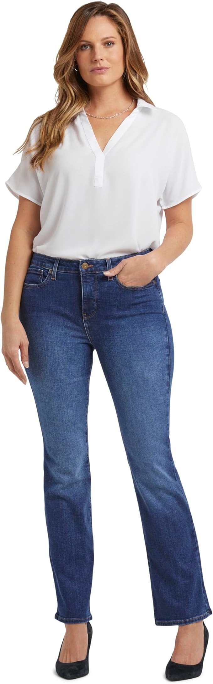 NYDJ Women’s Barbara Bootcut Fit Denim Jeans | Amazon (US)
