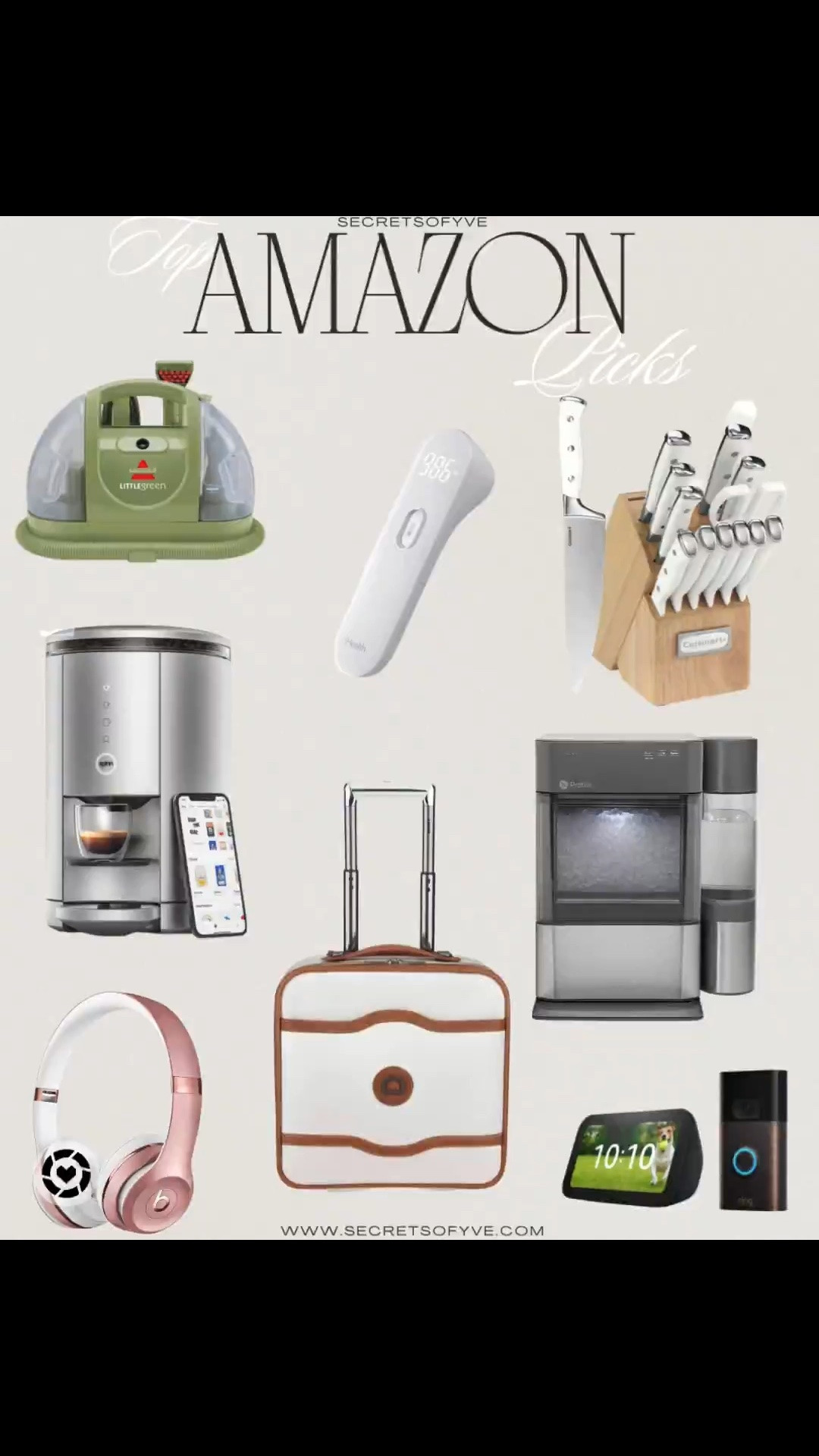 Secretsofyve: Some of my favorite @amazon finds. I especially love the thermometer & it has been so helpful with the family. We love our Dyson and Ring products so much as well. 
#Secretsofyve #ltkgiftguide
Always humbled & thankful to have you here.. 
CEO: PATESI Global & PATESIfoundation.org
 #ltkvideo @secretsofyve : where beautiful meets practical, comfy meets style, affordable meets glam with a splash of splurge every now and then. I do LOVE a good sale and combining codes! #ltkkids #ltku #ltkpetite #ltktall #ltkover40 #ltkplussize #ltkmidsize #ltkvlog #ltkmomlife  secretsofyve

#LTKSeasonal #LTKHome #LTKMens