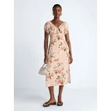 Scoop Women's and Women's Plus Puff Sleeve Midi Dress, Sizes XS-4X | Walmart (US)