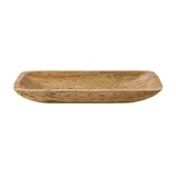 Better Homes & Gardens 12"x 6" Hand Carved Wood Tray | Walmart (US)
