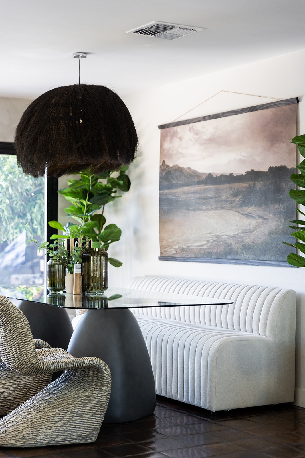 Shop our #MidCenturyOrganicDreamProject dining room! 😍 we get asked all the time where we got the table, chairs….the light 😏 so we are sharing it all with you now! 

#LTKfindsunder100 #LTKMostLoved #LTKhome