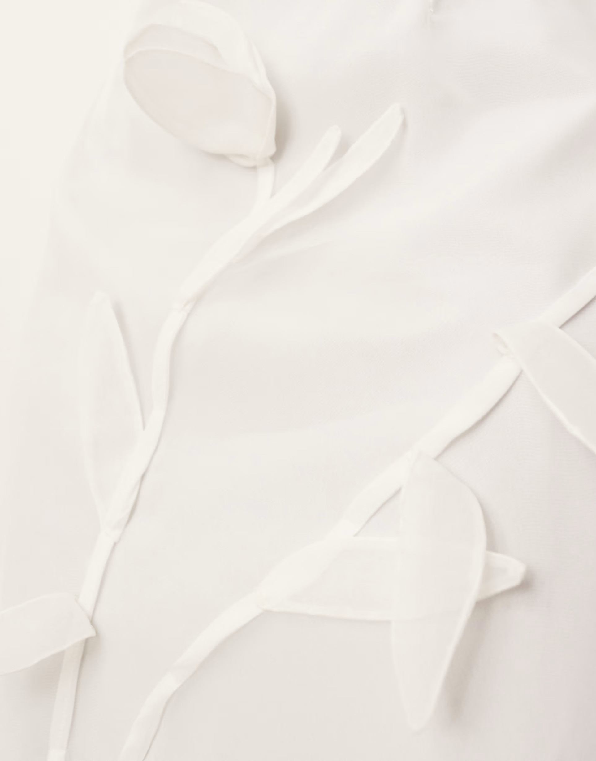 ARRANGE organza floral applique midi skirt in white | ASOS (Global)