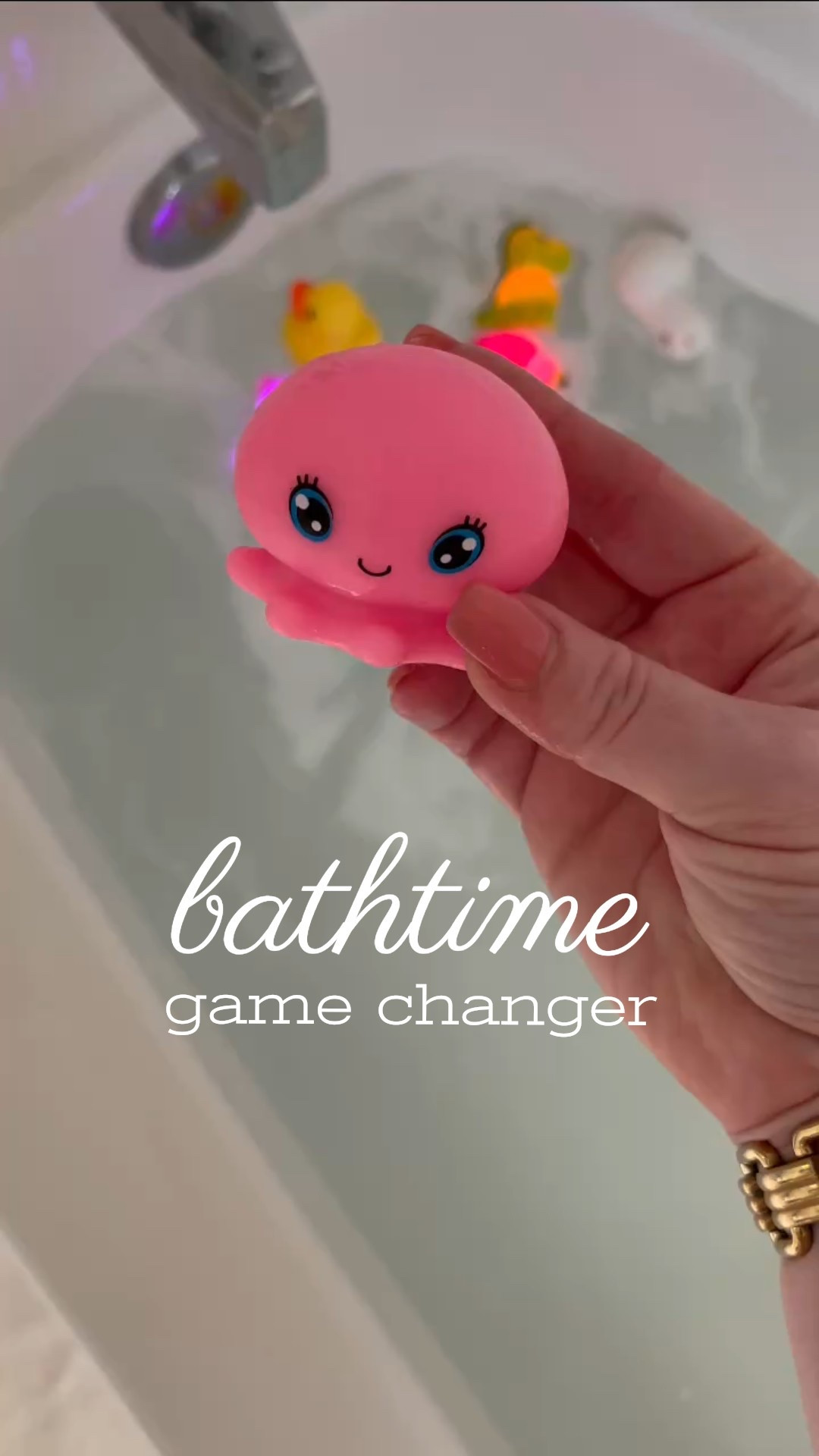 The cutest bath time toys! My kids absolutely love this set of light up bath time toys. No holes to worry about getting moldy, and they automatically light up when they enter the water! Under $20 for set of 12. Perfect for water table play too!

#LTKFamily #LTKKids #LTKWatchNow