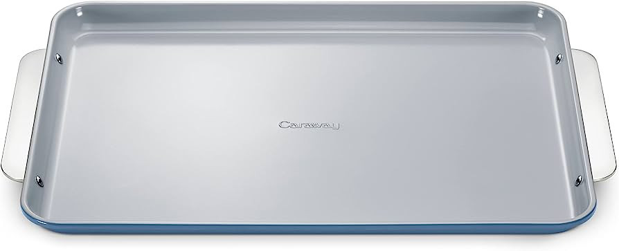Caraway Non-Stick Ceramic Baking Sheet - Naturally Slick Ceramic Coating - Non-Toxic, PTFE & PFOA... | Amazon (US)