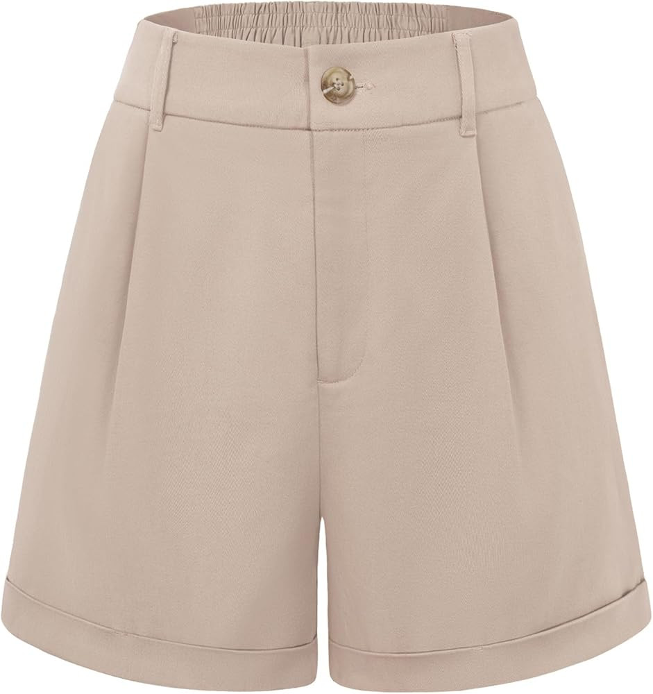 Belle Poque Women Dressy Shorts High Waisted Tailored Shorts with Pockets Summer 2026 | Amazon (US)