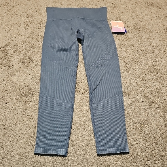 JoyLab Textured Ribbed 7/8-length High-Rise Blue Leggings Size S | Poshmark
