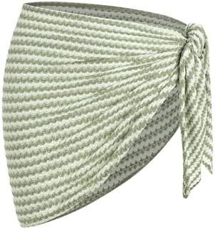 ZAFUL Sarong Coverups for Women Beach Vacation Fishnet See Thru Tie Side Bathing Suit Cover Up Mi... | Amazon (US)