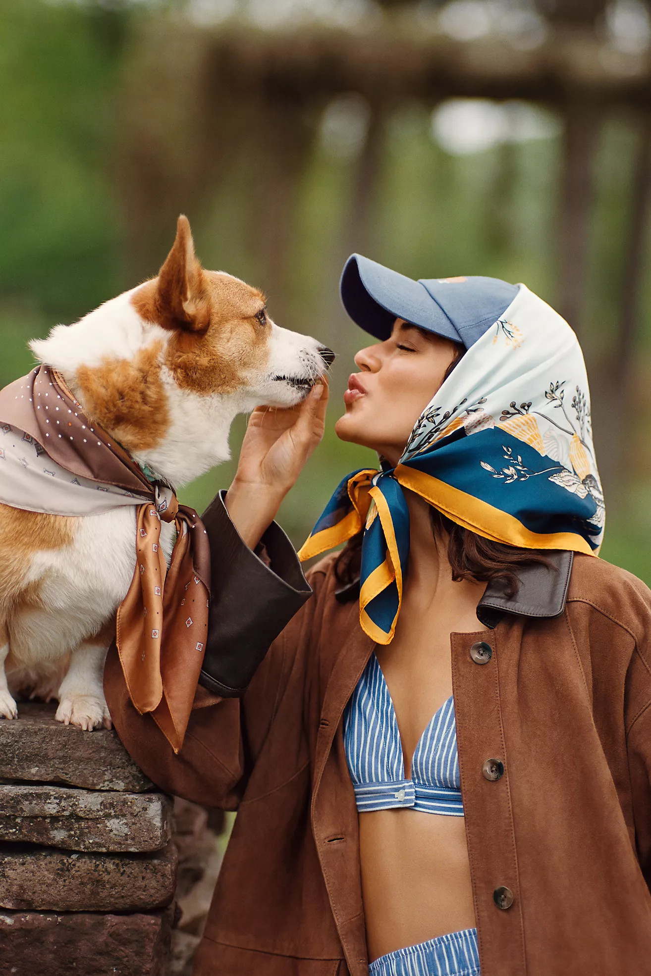 Patterned Hair Scarves, Set of 2 | Anthropologie (US)