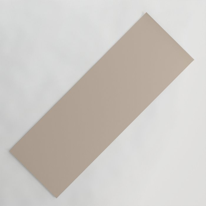 Sherwin Williams Trending Colors of 2019 Dhurrie Beige SW 7524 Solid Color Yoga Mat by simplysoli... | Society6