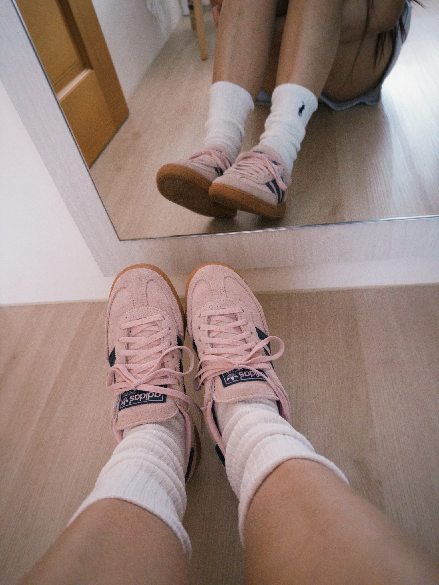 My workout trainers. The perfect blend of retro stripes and modern softness – comfy, stylish, and oh-so-Instagrammable 📸

👟 Lightweight and walkable all day
🎀 Blush pink shade that goes with everything

#LTKsummer #LTKfitness #LTKshoes