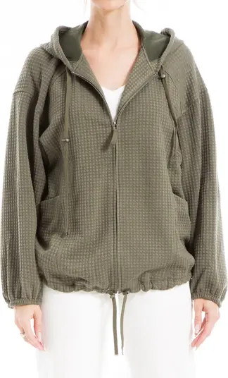 Waffle Knit Full Zip Hoodie | Nordstrom Rack