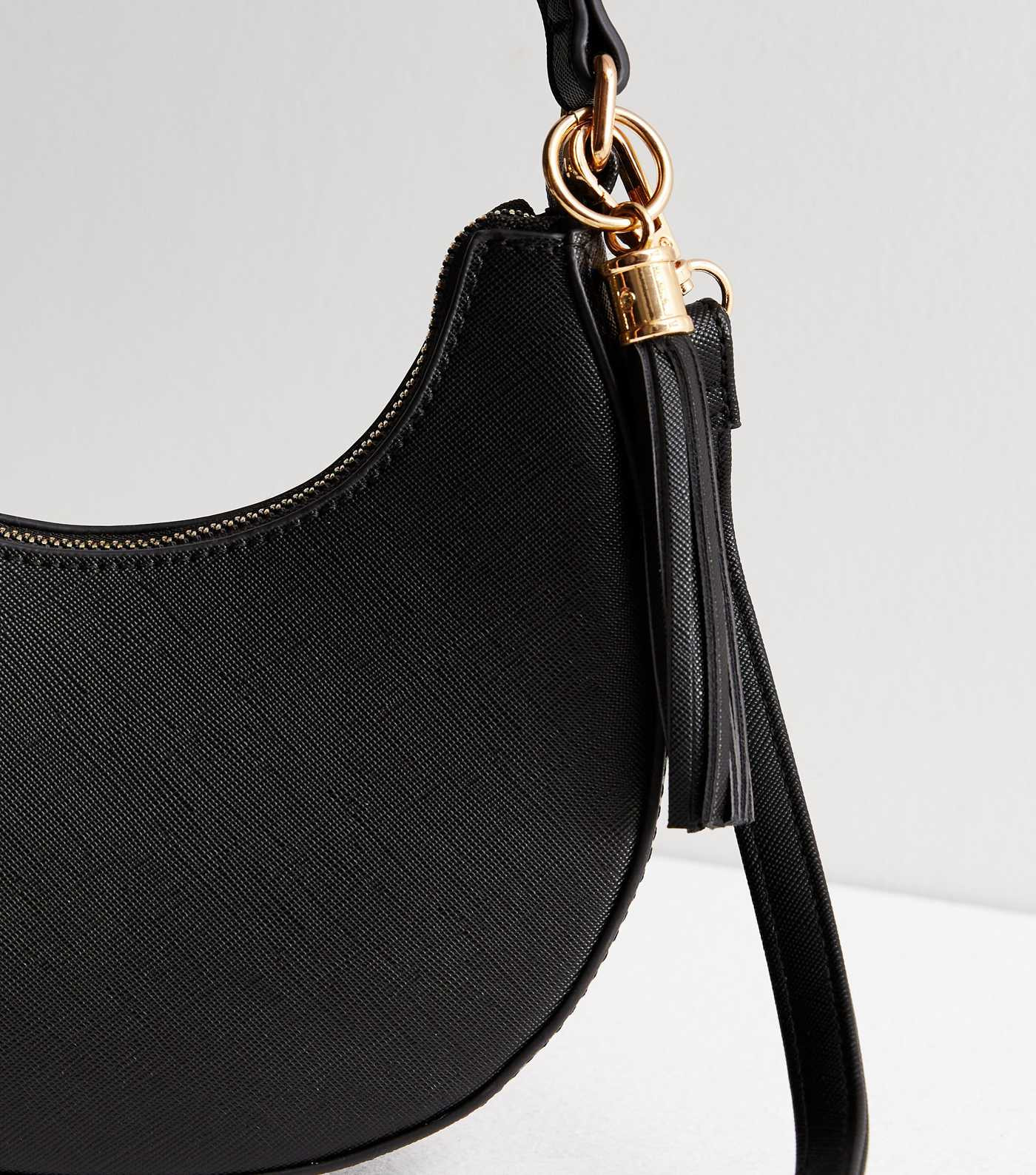 Black Leather-Look Scoop Cross Body Bag
						
						Add to Saved Items
						Remove from Saved I... | New Look (UK)