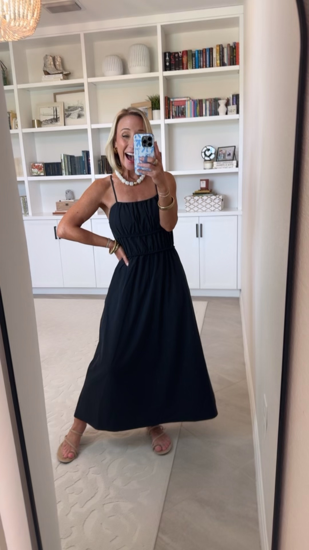 Walmart - part 2 (denim & dress). FeatherStretch Sleeveless Maxi Dress - size XS. $26. 2 colors.

#LTKOver40 #LTKPetite #LTKSeasonal