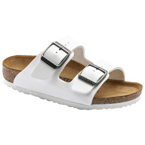 Birkenstock Arizona Sandals - Girls' Preschool Outdoor Sandals - White, Size 13.0 | Eastbay