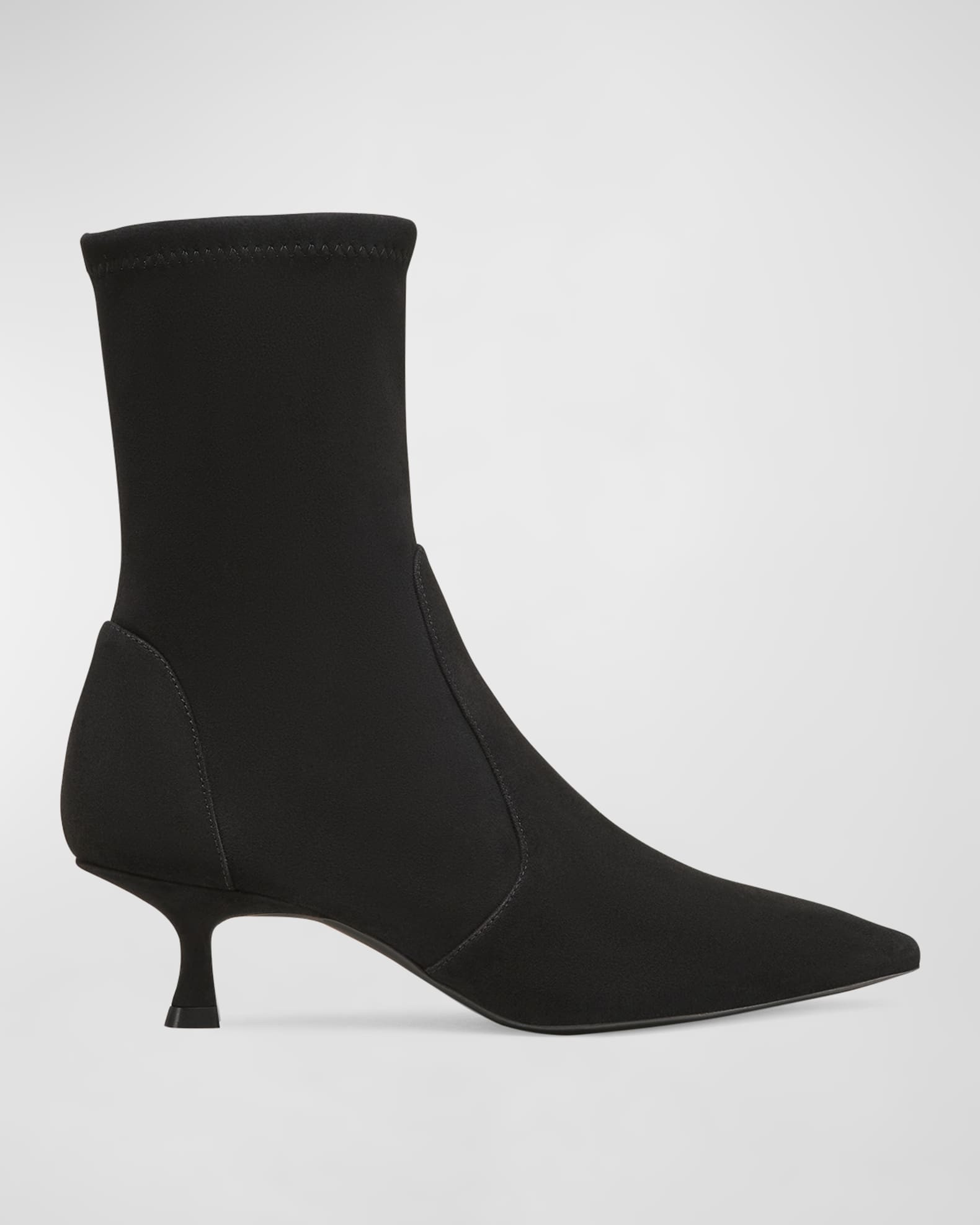 Naomi Stretch Suede Ankle Booties | Neiman Marcus