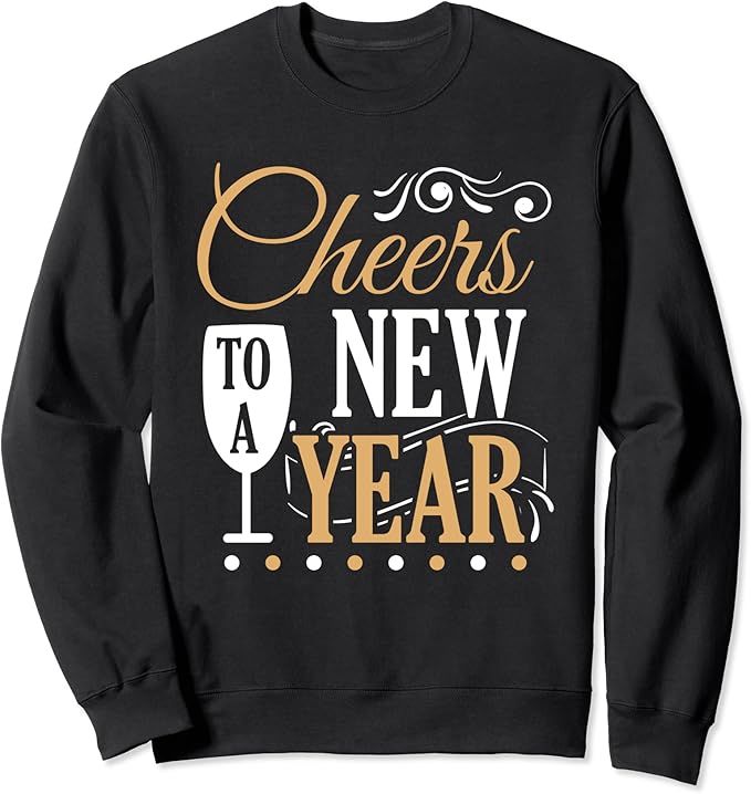 Happy New Year 2022 Celebration New Years Eve Sweatshirt | Amazon (US)
