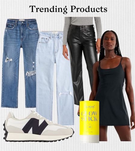 Trending products on LTK this month:
•New Balance 327 Shoes from Dick’s Sporting Goods
•Abercrombie & Fitch High Rise Ankle Straight Jeans
• Old Navy faux leather pants 
• Abercrombie & Fitch traveler mini dress 
• Supergoop Glow Stick SPF 50 from Sephora 



Trending on ltk, popular on ltk, new balance sneakers, jeans, 

#LTKbeauty #LTKshoecrush #LTKActive #LTKSeasonal