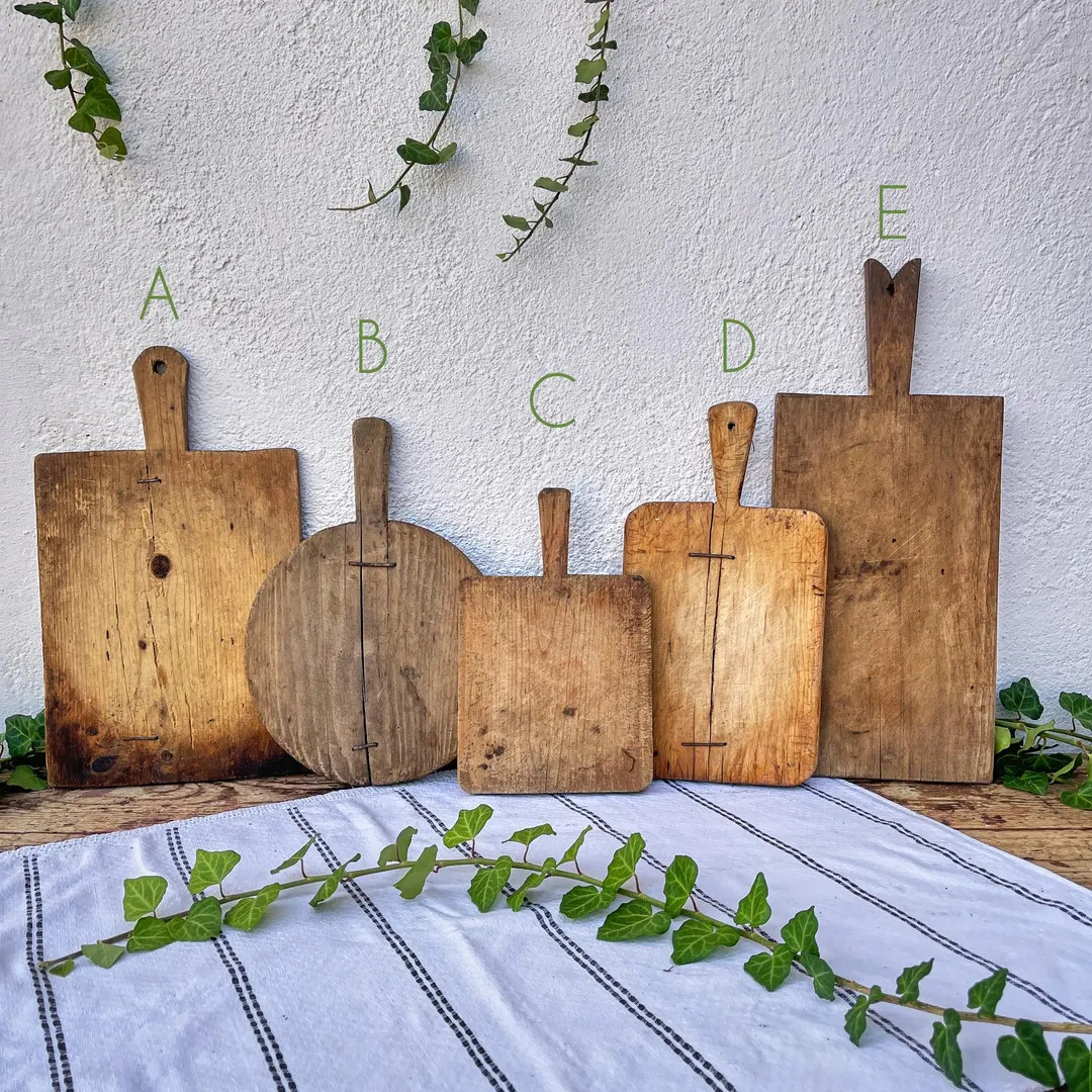 Wooden Chopping Boards, Primitive Food Photo Prop, Flat Lay Props - Etsy | Etsy (US)