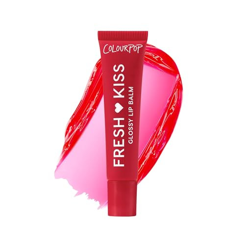 ColourPop Fresh Kiss Glossy Lip Balm - Hydrating Lip Care Enriched with Peptides, Hyaluronic Acid, Shea Butter & Vitamin E for an Ultra-Cushiony Formula - Cherry Glaze (0.49 oz) | Amazon (US)