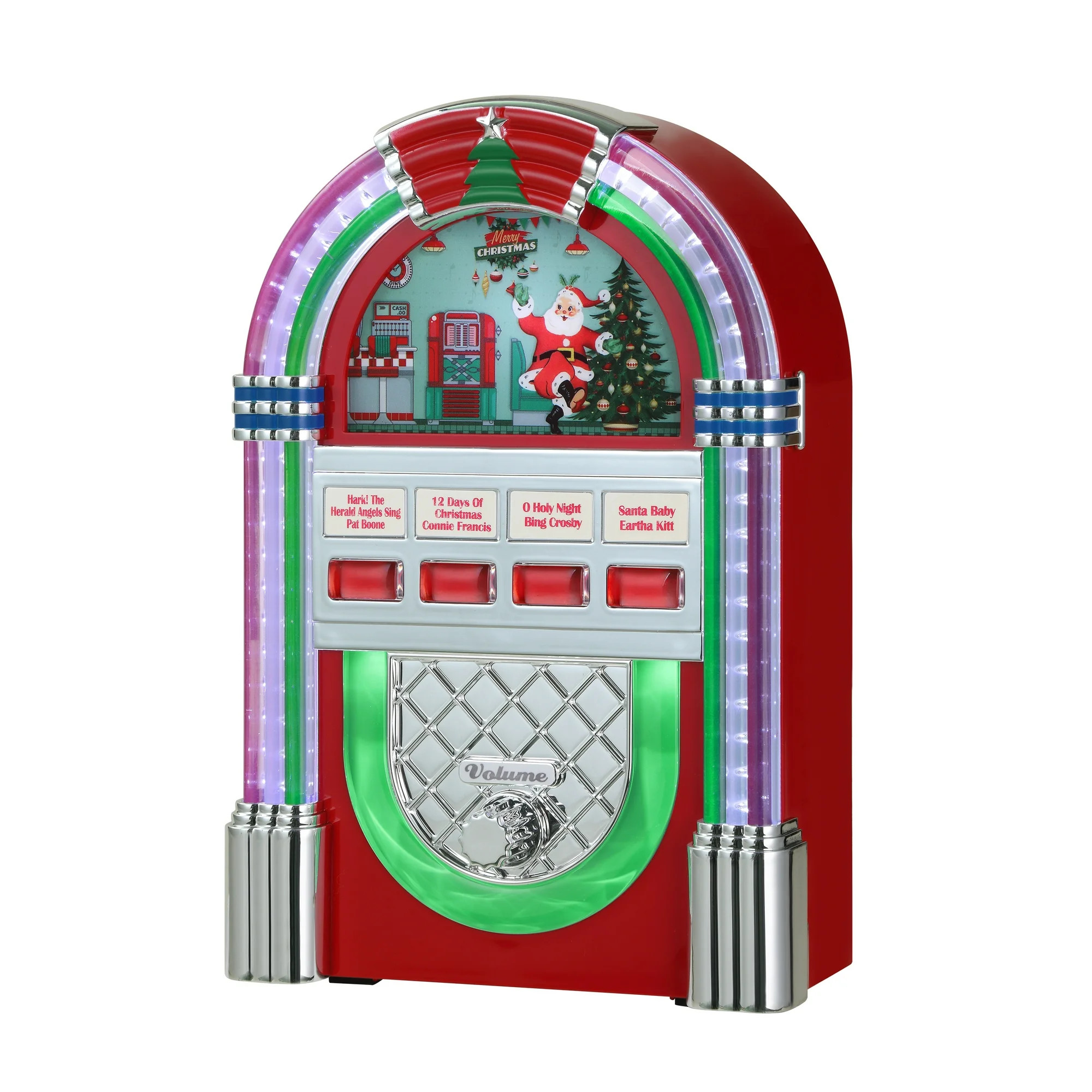 Mr. Christmas 9-inch Decorative Retro Jukebox Red, Mr. Christmas 9-inch Red Jukebox - Walmart.ca | Walmart (CA)