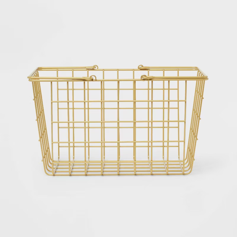 Metal Caddy Brass - Room Essentials™ | Target