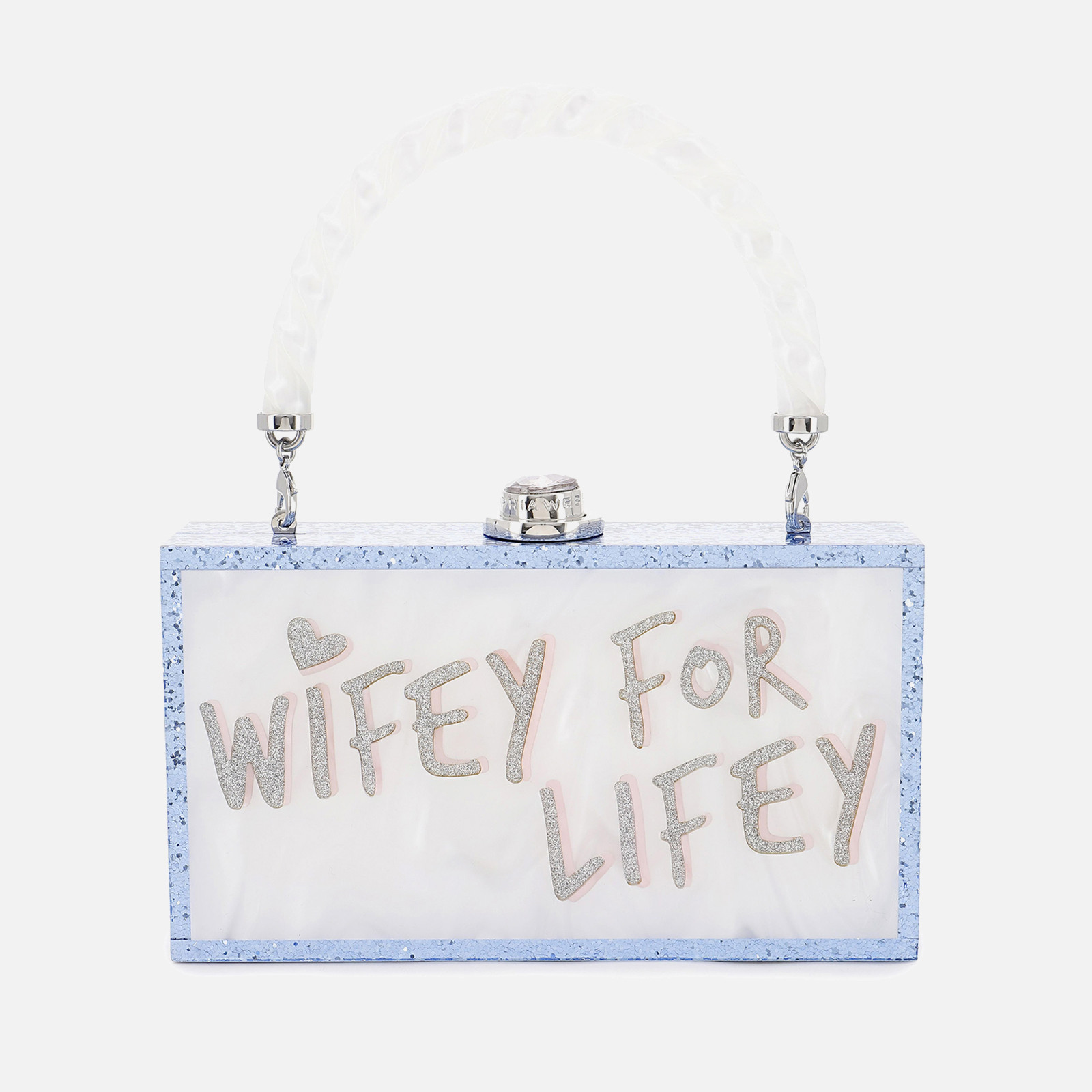 Sophia Webster Women's Cleo Wifey For Lifey - Pearl Blue | Coggles | Coggles (Global)