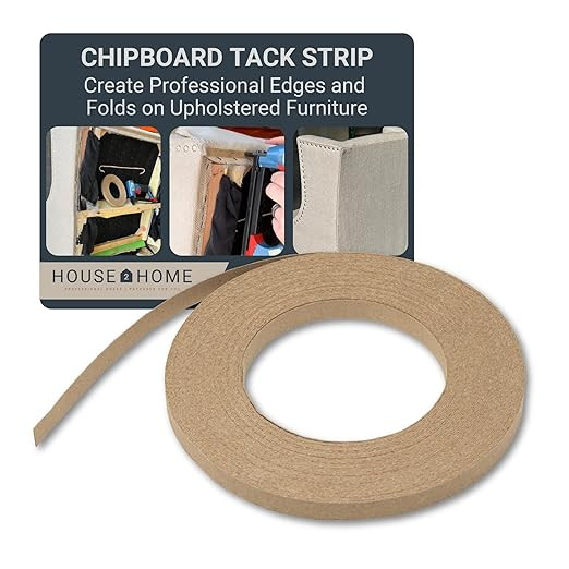 House2Home Upholstery Tack Strip, 1/2 Inch x 10 Yard Roll, Great for Making Professional Edges on... | Amazon (US)