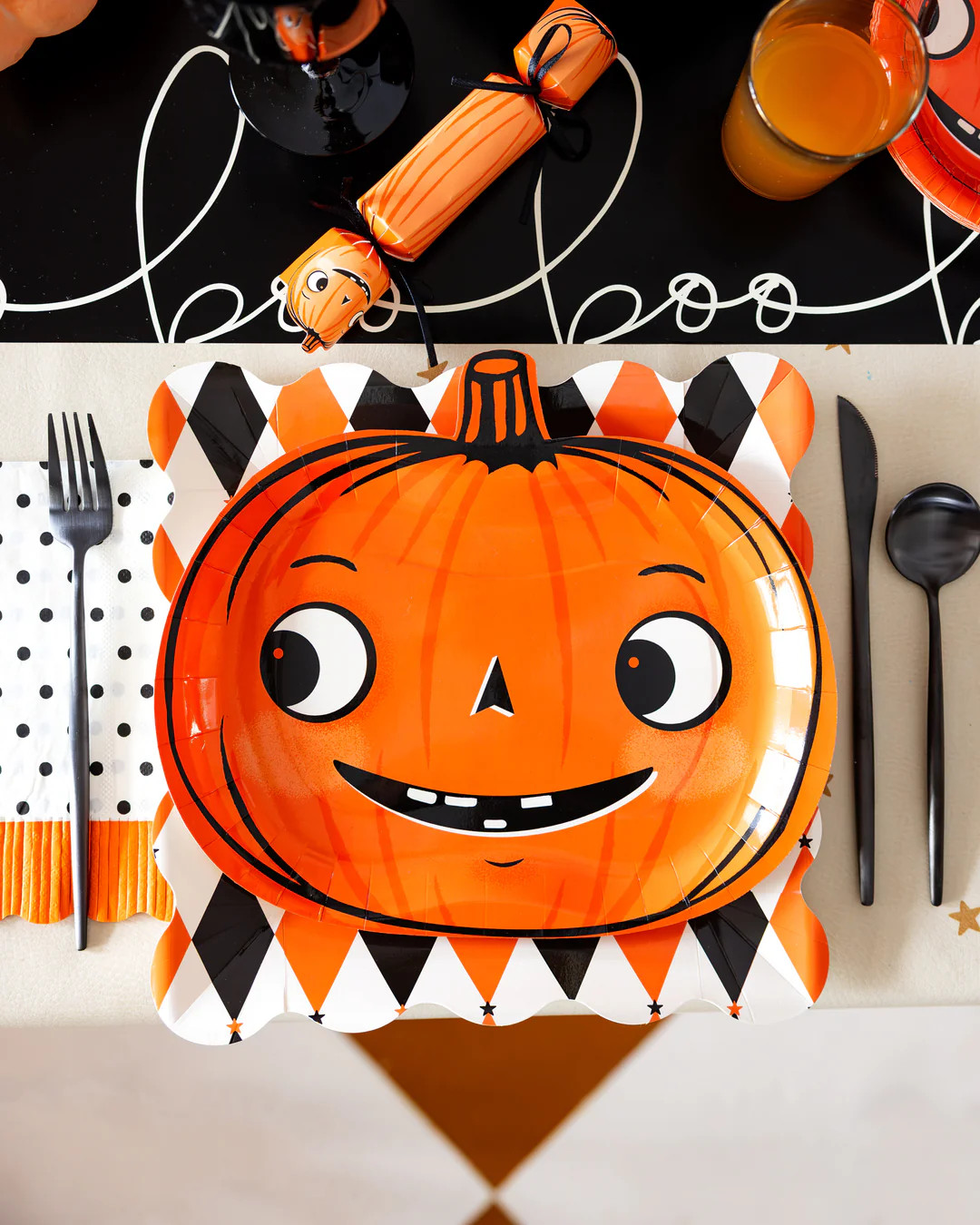 Vintage Pumpkin Plate Set | My Mind's Eye