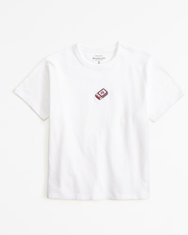 Short-Sleeve Matchbox Graphic Skimming Tee | Abercrombie & Fitch (US)