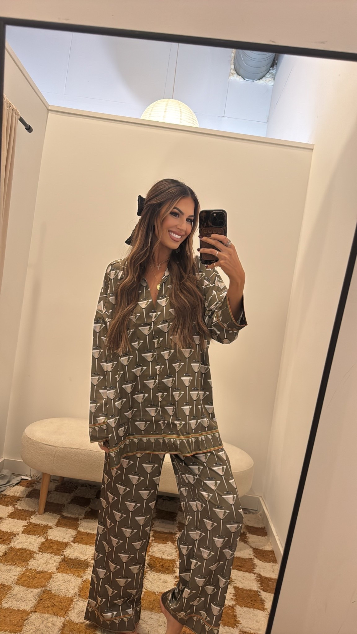 Size small 
25% off martini pjs with code: take25 

#LTKSaleAlert