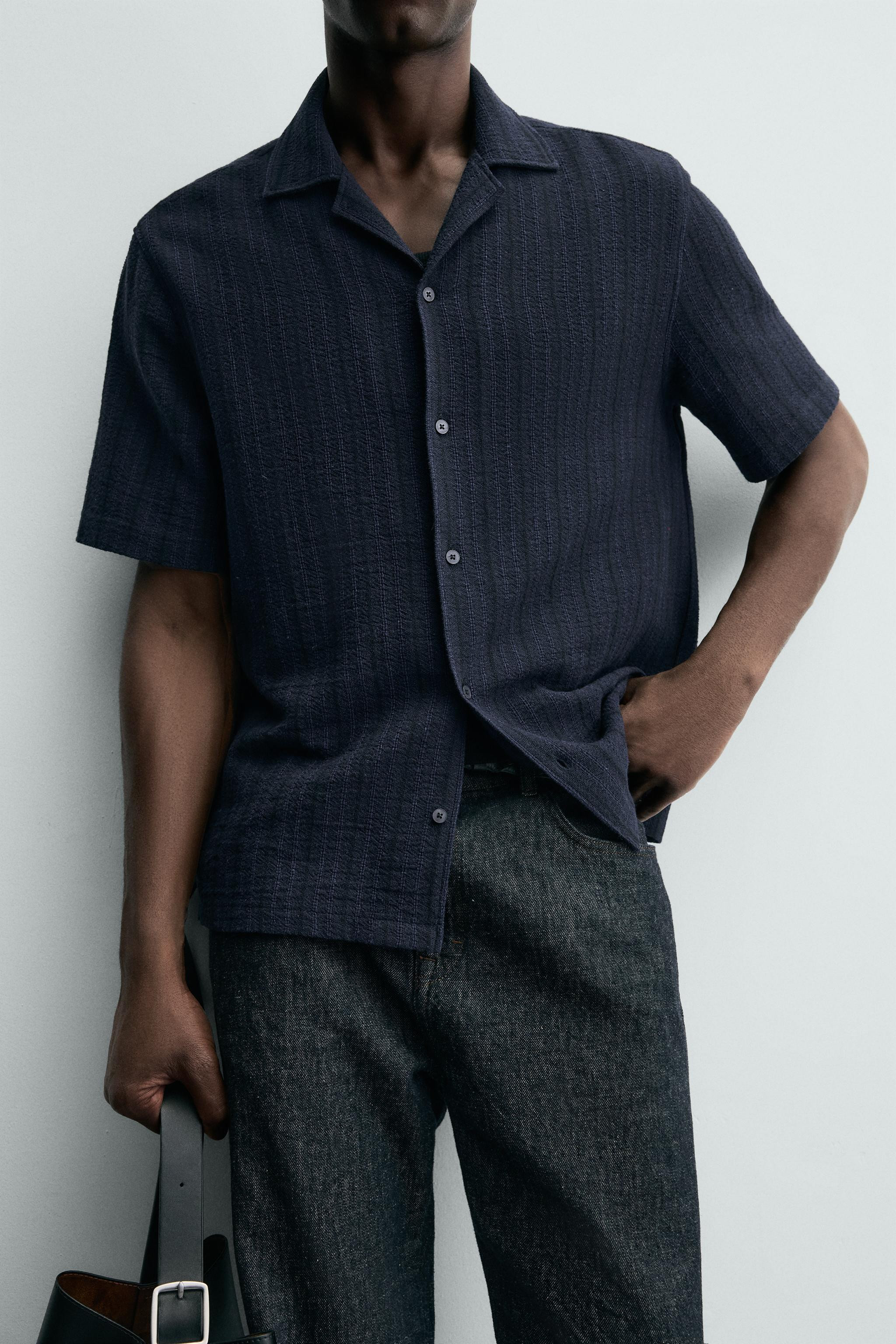 GEOMETRIC JACQUARD SHIRT | Zara US