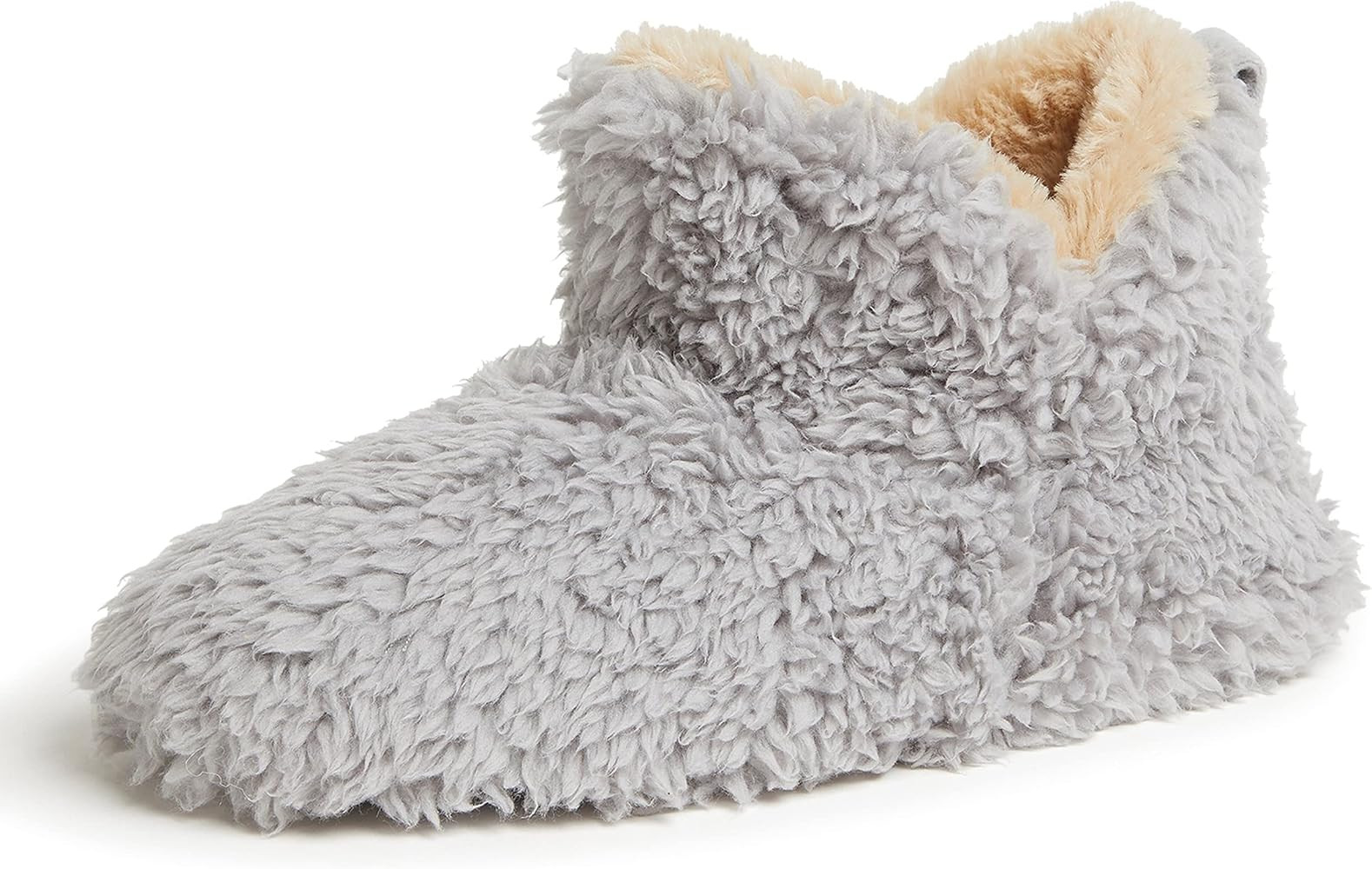 Dearfoams Women's Chelsea Faux Fuzzy Sherpa Indoor House Bootie Slipper | Amazon (US)