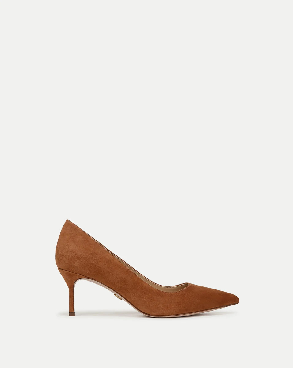 Rita Suede Pump in Hazelwood | Veronica Beard | Veronica Beard