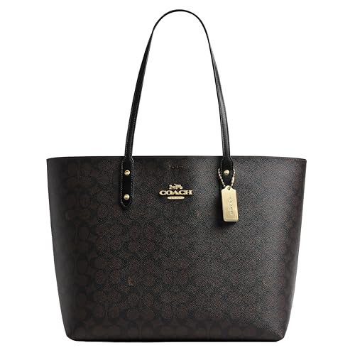 Coach Town Tote, Walnut/Black | Amazon (US)