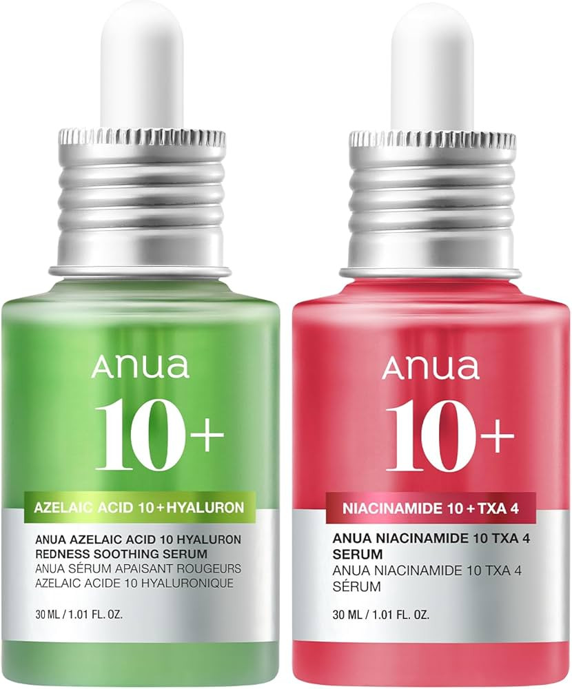 Anua Ultimate Spot Duo, Niacinamide 10 + TXA 4 Serum & Azelaic Acid 10 Hyaluron Redness Soothing ... | Amazon (US)