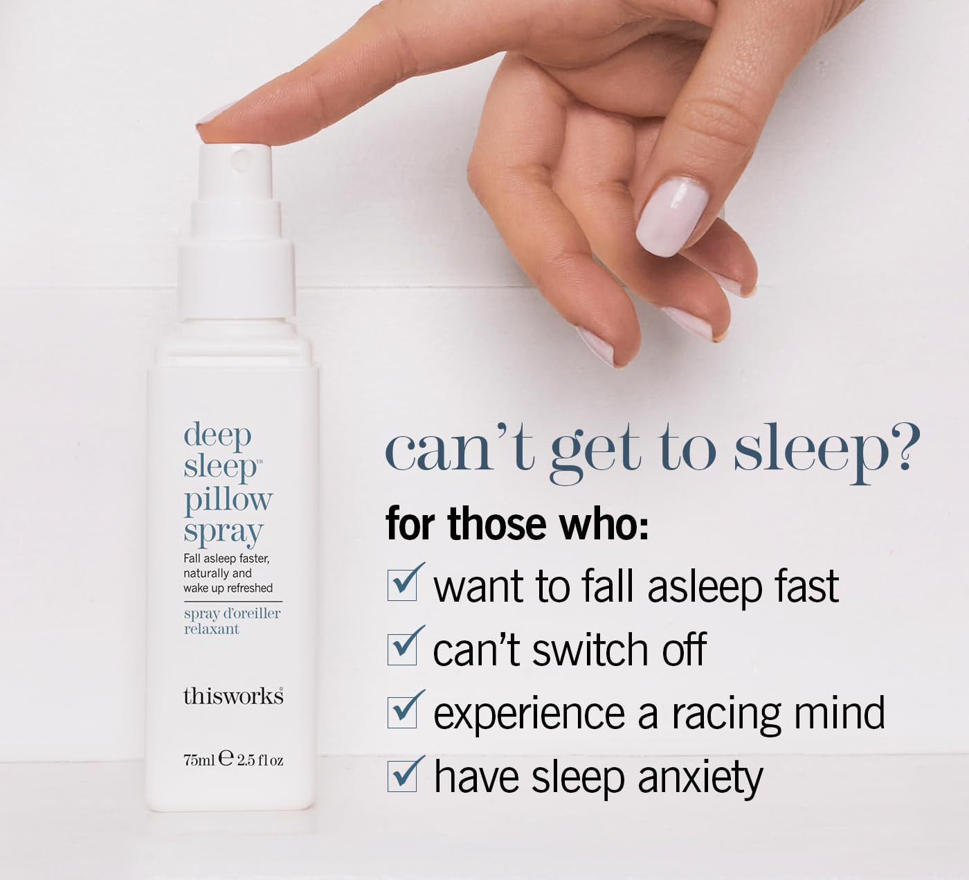 thisworks Deep Sleep Pillow Spray: Natural Sleep 75ml, 2.5 fl oz | Amazon (US)