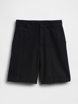 9" Low Rise Linen-Blend Trouser Shorts | Gap (US)