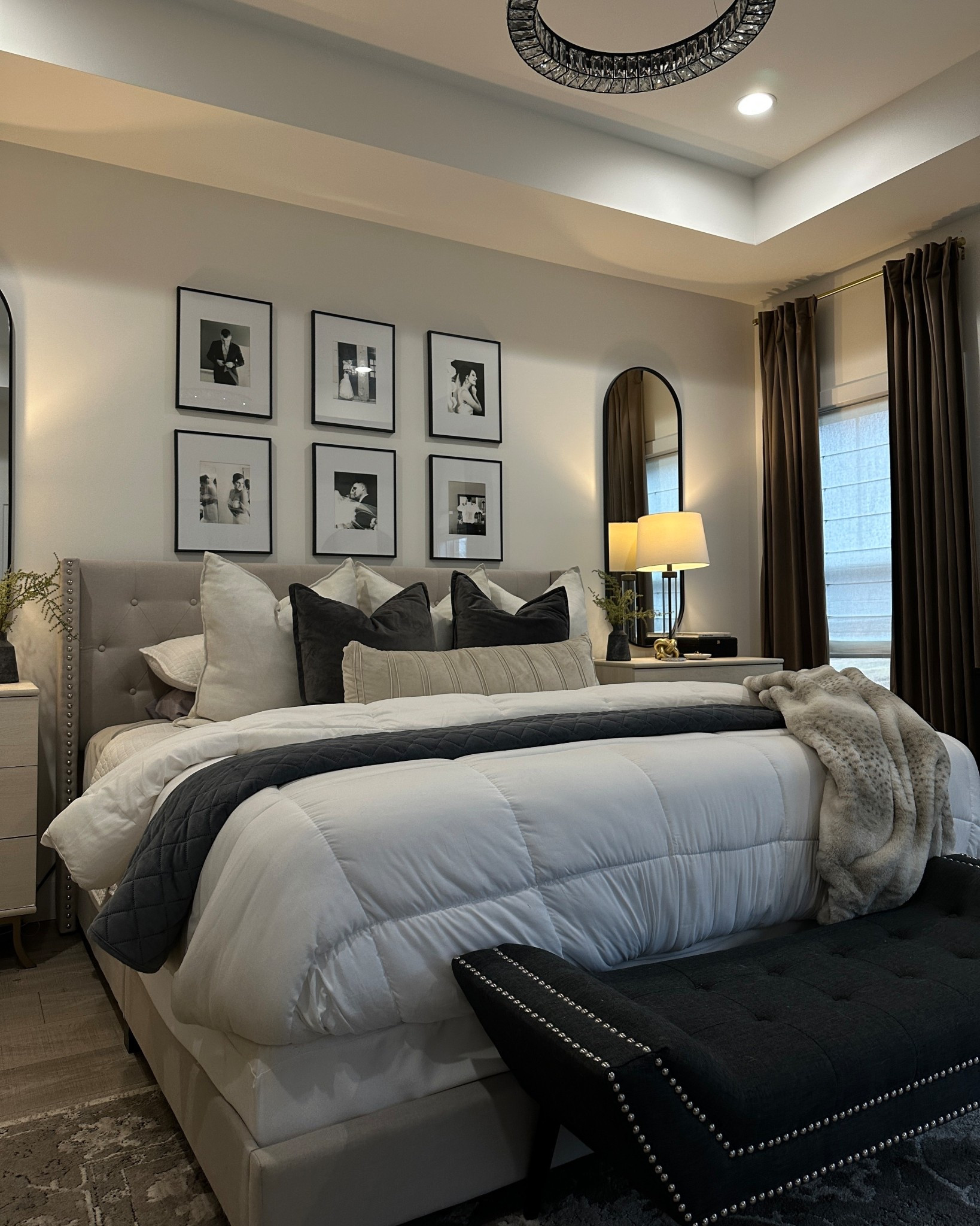 Luxury modern master bedroom bedding 

#LTKHome