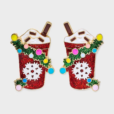 SUGARFIX by BaubleBar "Cup of Cheer Latte" Stud Earrings | Target