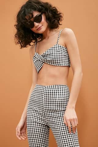 Gingham Crop Top & Pants Set | Forever 21 (US)