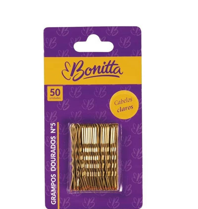 Marco Boni Bonitta Nº 5 Dourado
        
            
                 - Grampo de Cabelo (50 Un... | Beleza Na Web (BR)