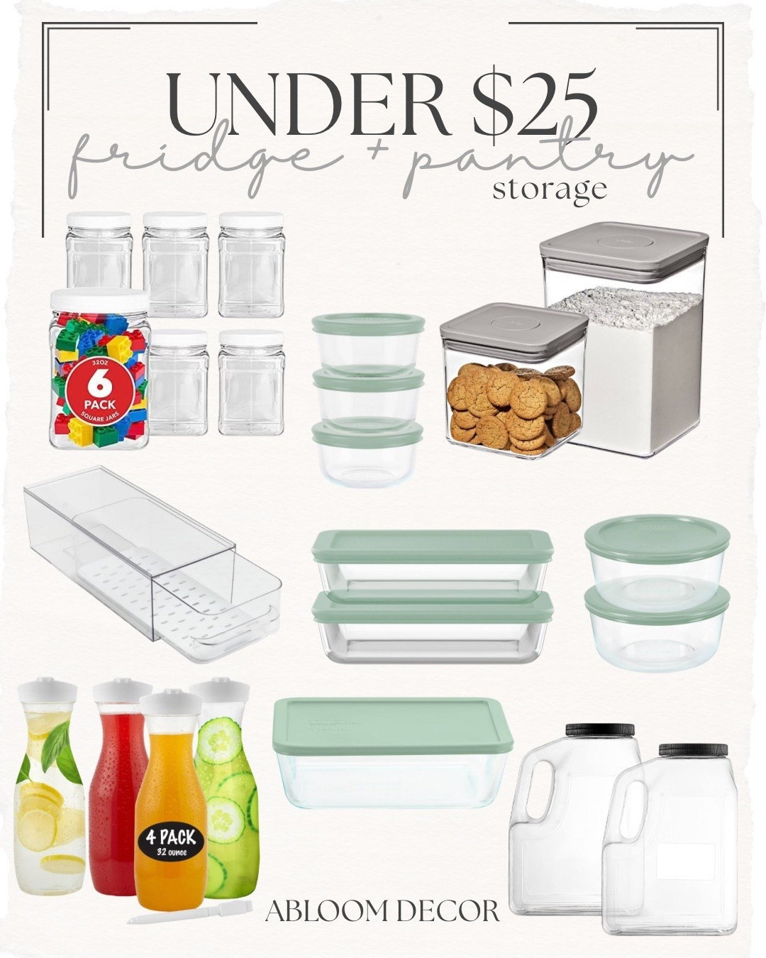 Pantry and fridge storage ideas under $25

#LTKfoodie #LTKHome #LTKmomlife