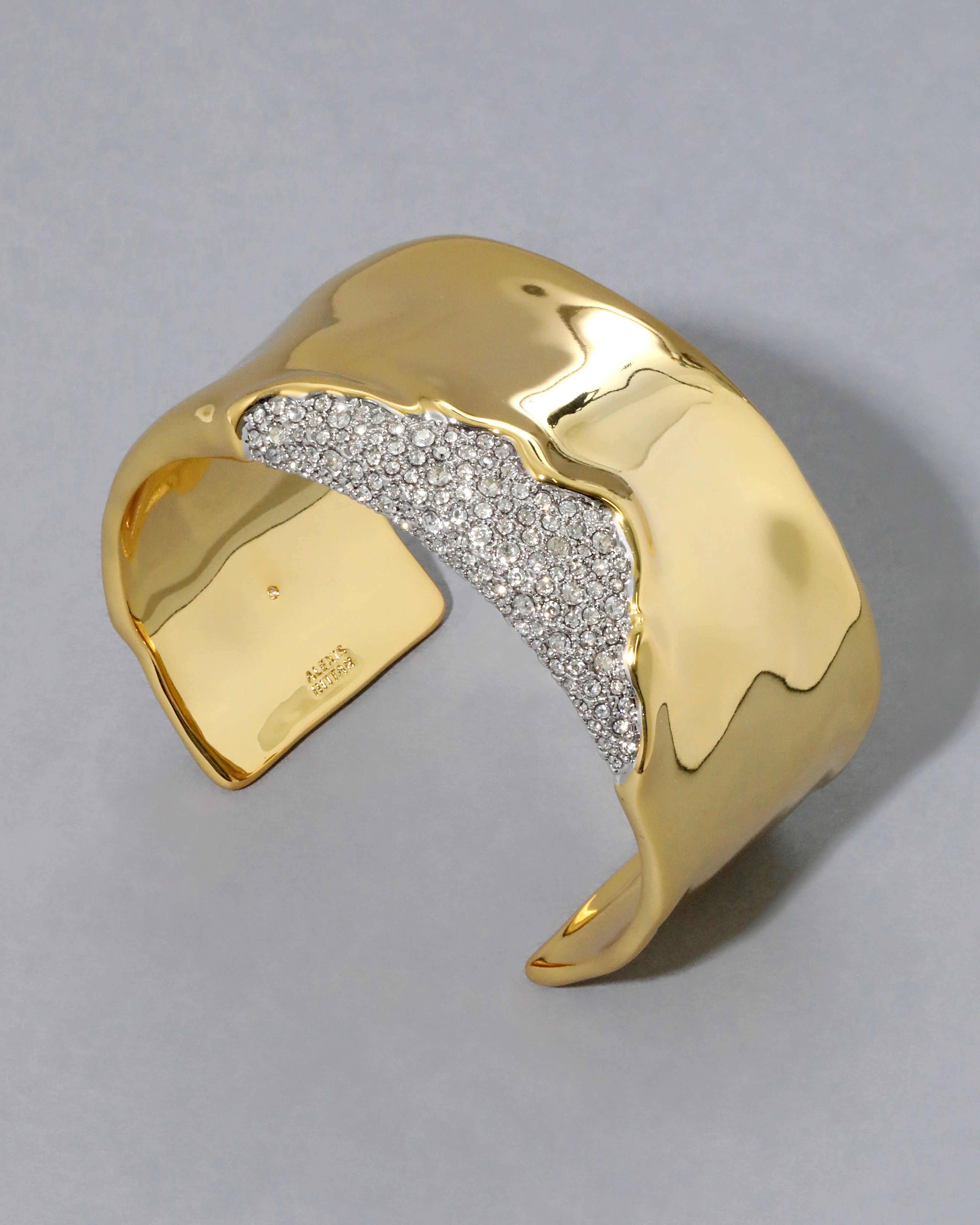 Solanales Gold Crystal Wide Cuff Bracelet | Alexis Bittar | Alexis Bittar