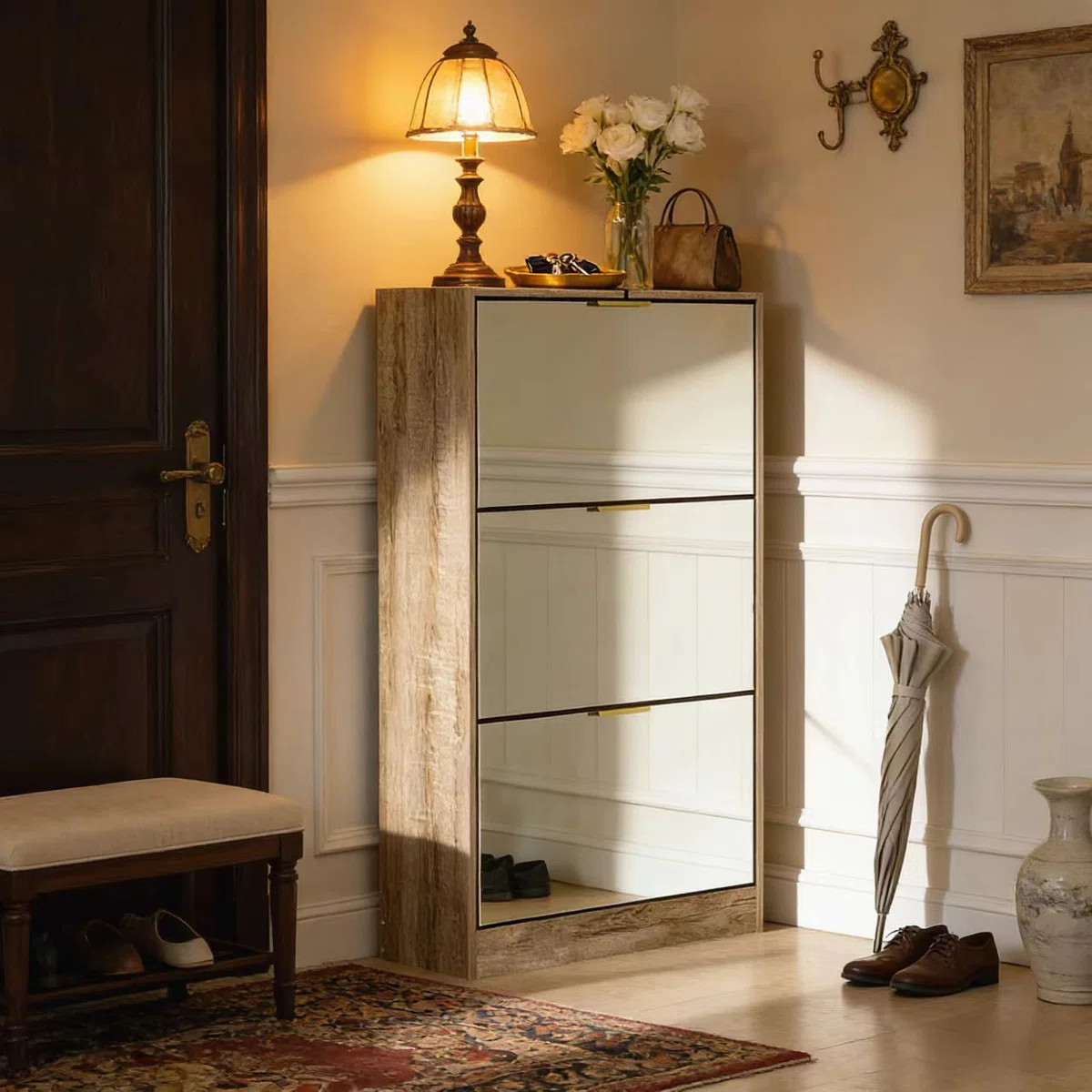 18 Pair Shoe Storage Cabinet | Wayfair North America