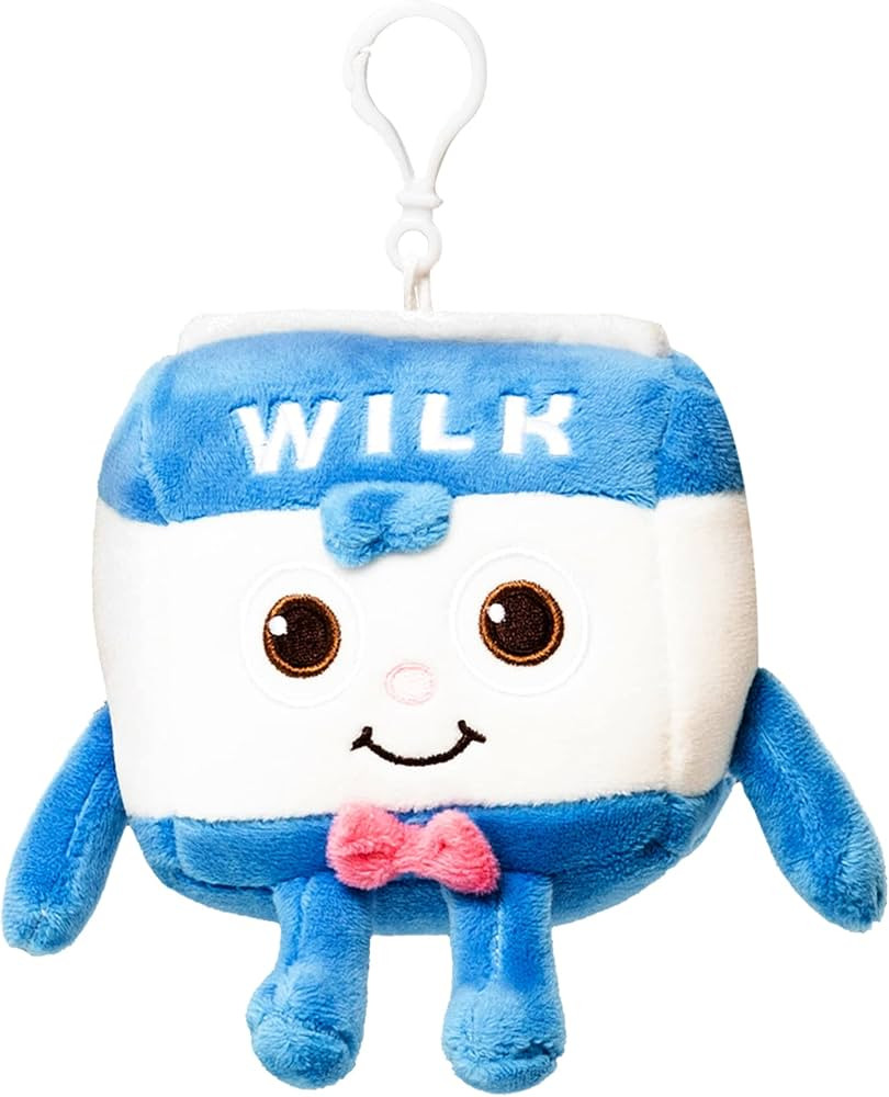Milk Plush Doll Keychain, Cute Stuffed Animals, Food Plushies, for Kids, Bread Barbershop Wilk, B... | Amazon (US)
