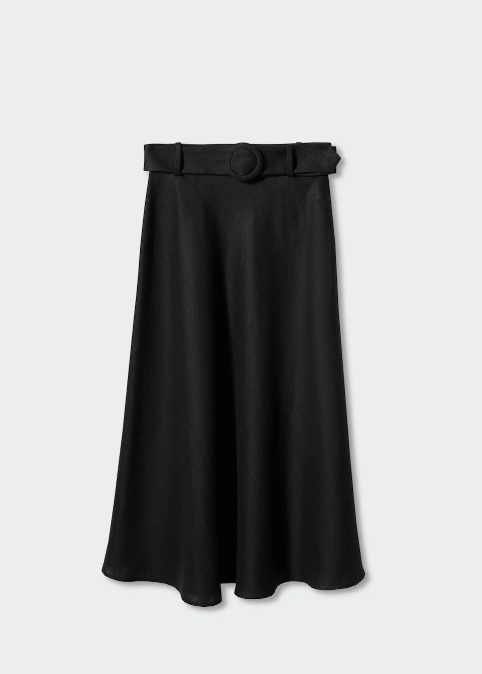Linen skirt with belt -  Women | Mango USA | MANGO (US)
