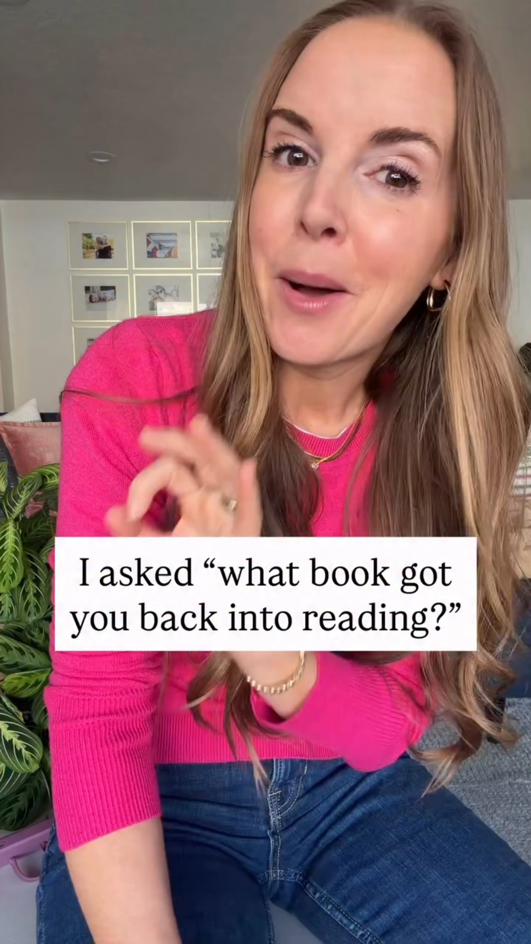 The book that reminded me how much I loved reading when I was in college? 

Ender’s Game

I’d read it before but when I picked up a copy and blew through it in a day or two, it reminded me of how great that feeling of being completely absorbed by a story can be 

I asked my Instagram community what books got them back into reading and I linked all the answers! 

(P.S. So many people were embarrassed that it was Twilight that got them back into reading - no shame at all! If you were around 18 years ago, you might remember how much I loved Twilight and talked about it on Everyday Reading, way before it became fully uncool to love Twilight).