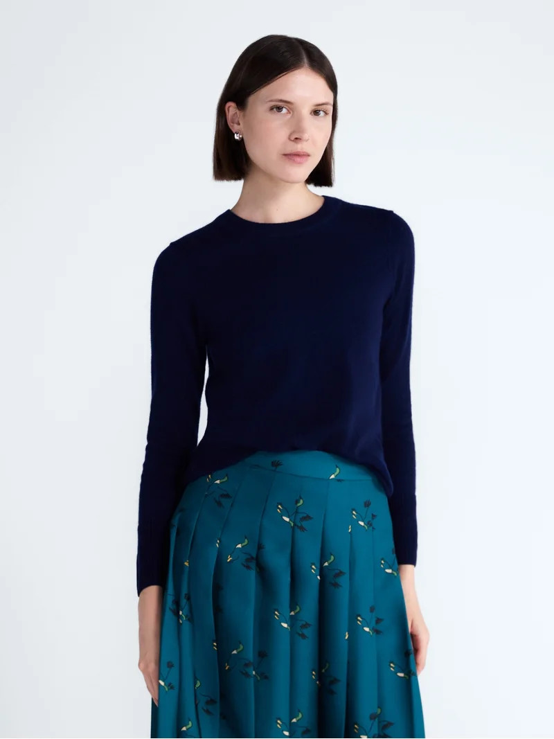 Free Assembly Women's and Women's Plus Cashmere Sweater with Long Sleeves, Sizes XS-4X | Walmart (US)