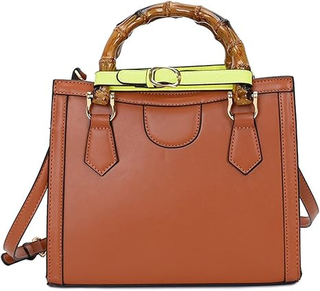 ZHUZHU Your Heart Ladies Shoulder Bag Bamboo Handle Handbag Designer Wallet Crossbody Bag Cute Sa... | Amazon (US)